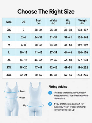 Easy-Off Cooling Tummy Control Shapewear Bodysuit