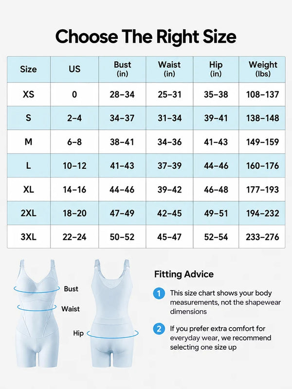 Easy-Off Cooling Tummy Control Shapewear Bodysuit