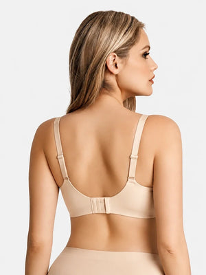 Wireless Comfortable  Push-Up Deep V Seamless Jelly Bra
