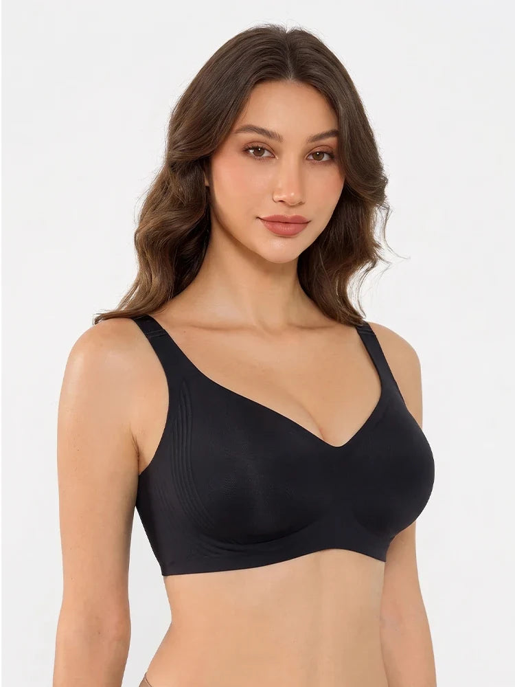 Plus Size Seamless Wireless Full Coverage Bra for Women