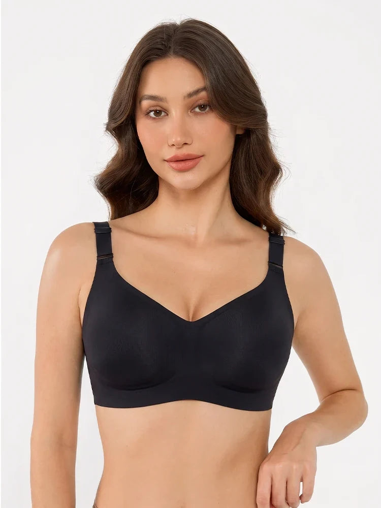 Plus Size Seamless Wireless Full Coverage Bra for Women