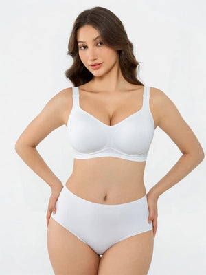 Plus Size Seamless Wireless Full Coverage Bra for Women