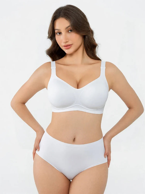Plus Size Seamless Wireless Full Coverage Bra for Women
