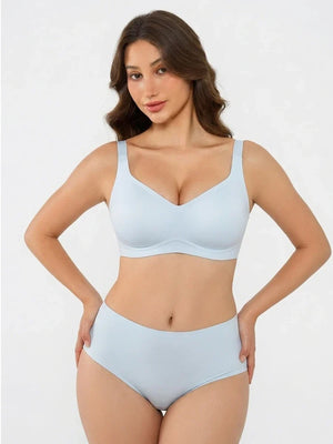 Plus Size Seamless Wireless Full Coverage Bra for Women
