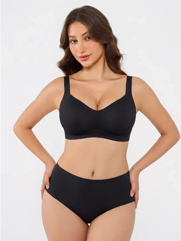 Plus Size Seamless Wireless Full Coverage Bra for Women